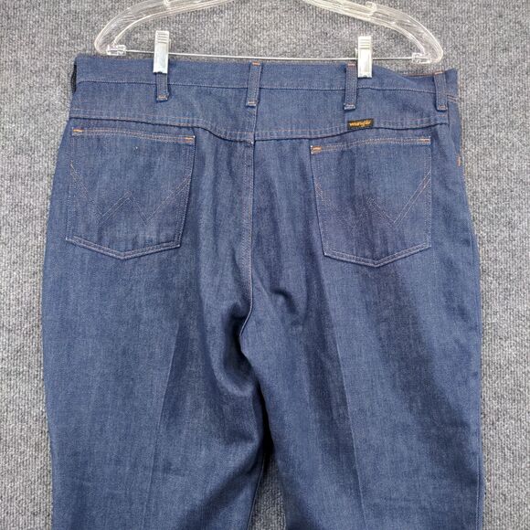 Wrangler Men's Regular Fit Bootcut Jeans Size 38x30 Blue Denim #82642NV - Picture 6 of 10